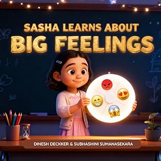 Sasha Learns About Big Feelings: A feelings guide for ages 5–10 book cover