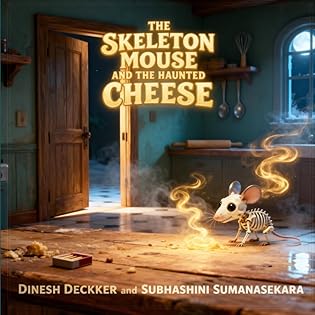 The Skeleton Mouse and the Haunted Cheese: Halloween Story for Kids 6-10 book cover