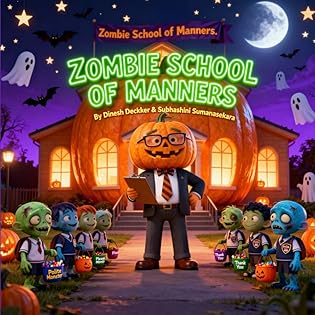 Zombie School of Manners: Halloween Story for Kids 6-10 (Halloween Books) book cover