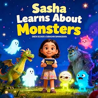 Sasha Learns About Monsters (Sasha Explores World Cultures & Festivals) book cover