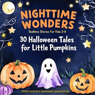 Nighttime Wonders: 30 Halloween Tales for Little Pumpkins book cover