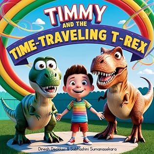 Timmy and the Time-Traveling T-Rex: for Kids Aged 4-8 (Kids Stories Age 4-8) book cover